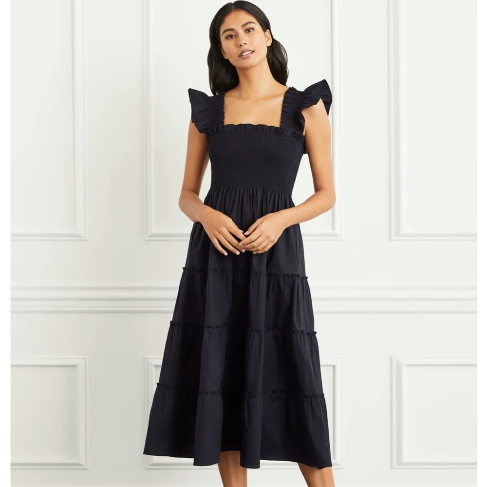Hill House Ellie nap dress black size small